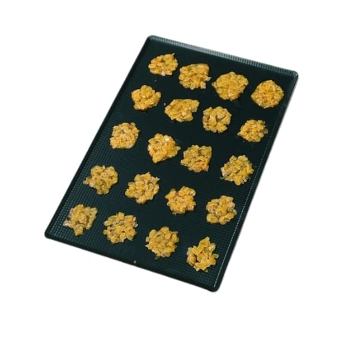 Matfer Aluminium Rectangle Non-Stick Baking Tray L53xW32.5cm, Black, Exal Premium