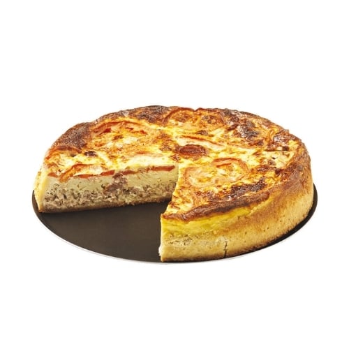 Matfer Aluminium Round Non-Stick Baking Tray Ø28cm, Black, Exal