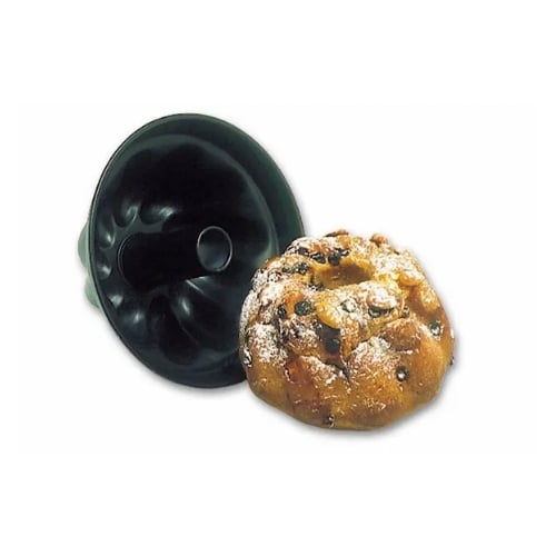 Matfer Stainless Steel Non-Stick Kouglof Cake Tin Ø24xH11cm, Exopan