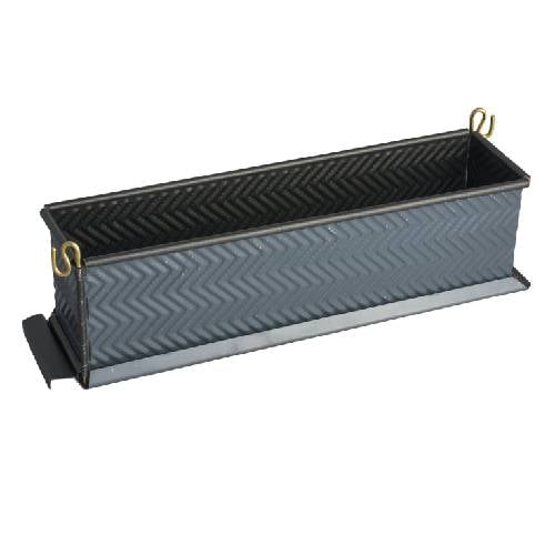 Mafter Exopan Rect Pate Mould w/ridges 30 x 7.0 X 8.5cm