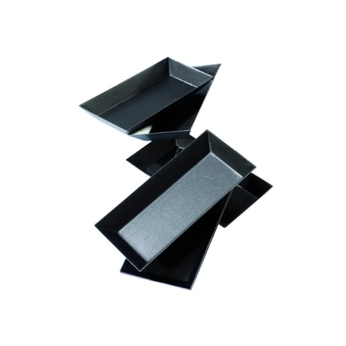 Matfer Stainless Steel Non-Stick Rectangle Mould L9.5xW4.7xH1.2cm, 25Pcs/Pack, Exopan