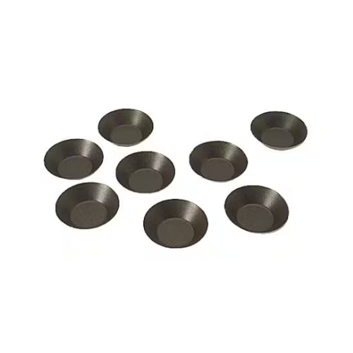Matfer Stainless Steel Non-Stick Round Tartlet Tin Ø8xH2cm, 25Pcs/Pack, Exopan