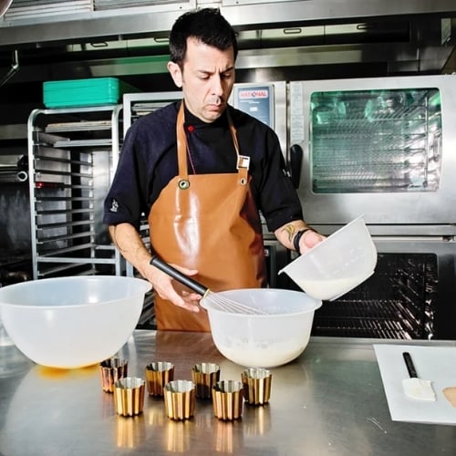 Matfer Copper Canele Mould With Tin-Plated Interior Ø5.5xH5cm