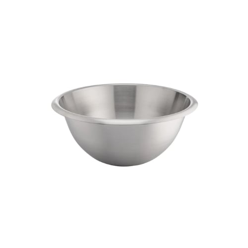 Matfer Stainless Steel Hemispherical Whipping Bowl Ø25xH12.5cm, 3.5L