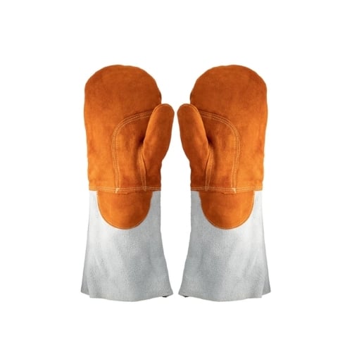Matfer Leather Heat-Resistant Oven Mitts L40xW20cm