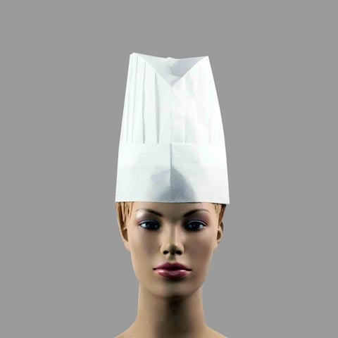 Pal Pico Non Woven Chef's Hat 25cm, Viscose, 10-Pc/Pkt, 5-Pkt/Ctn