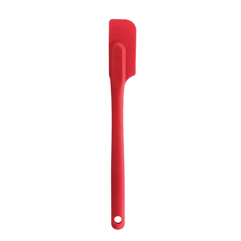 Mastrad Silicone One-Piece Spatula 25.5cm, Small, Red