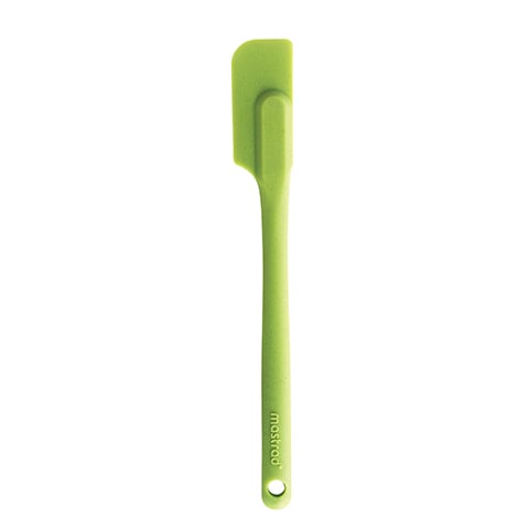 Mastrad Silicone One-Piece Spatula 25.5cm, Small, Green