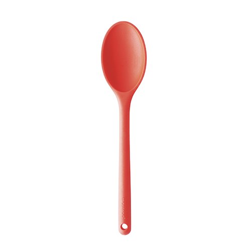 Mastrad Silicone One-Piece Spatula Spoon 28.9cm, Red