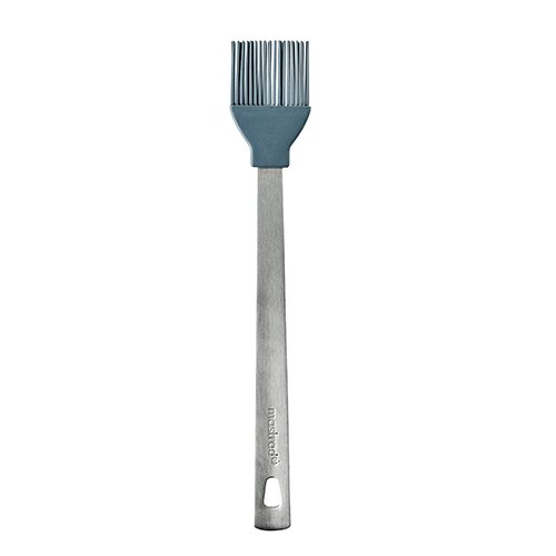 Mastrad Silicone Basting Brush With Stainless Steel Handle 26cm, Grey