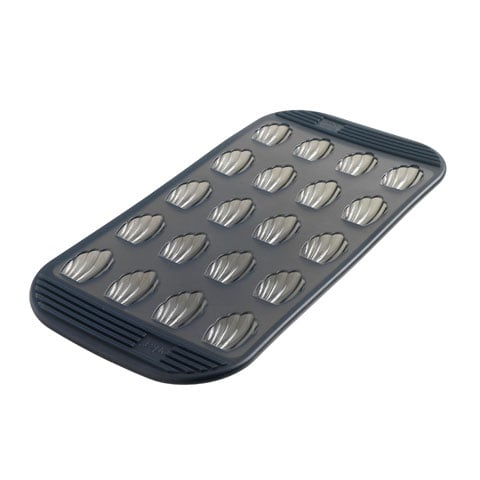 Mastrad Mini 20 Madeleine Baking Pan, Translucent Grey