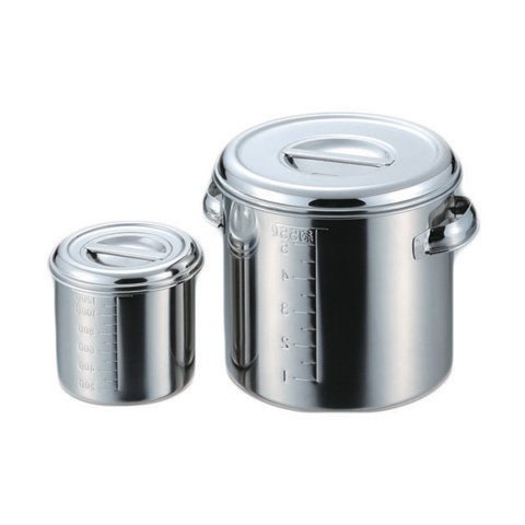 AG Stainless Steel 18-8 Round Kitchen Pot (Without Handles) Ø8xH8cm, 380ml