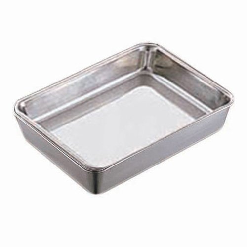 AG Stainless Steel 18-8 Rectangle Pan No.6 L47.5xW33.3xH8.2cm