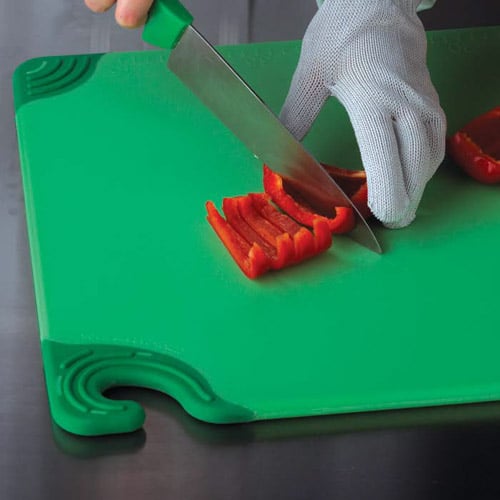 San Jamar Saf-T-Grip Cutting Board L45.7xW30.5xH1.3cm, Green