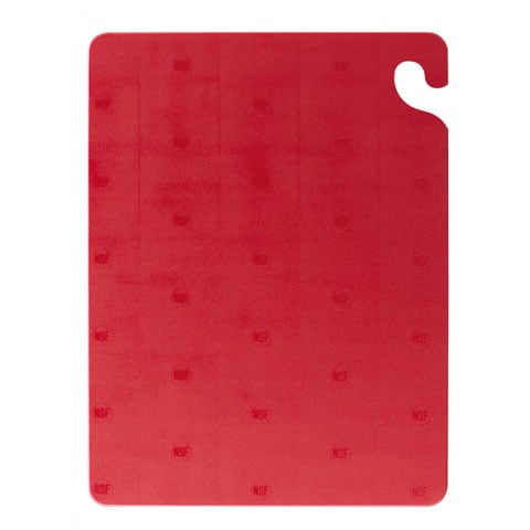(13-01536-04) CUT-N-CARRY WORLD GOURMET CUTTING BOARD w/S-HOOK 325x530x15mm,RED, KATCHALL (GN 1/1) SAN JAMAR
