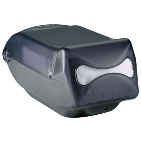 San Jamar Venue Countertop Interfold Napkin Dispenser H7.25xW8xH15.75", Black Pearl