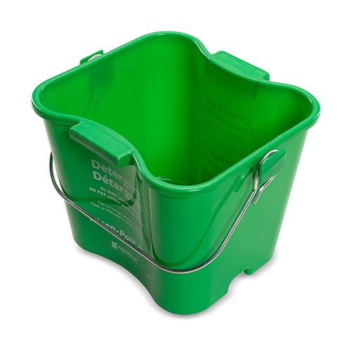 San Jamar Plastic Square Kleen Pro Pail 2.84L, Green