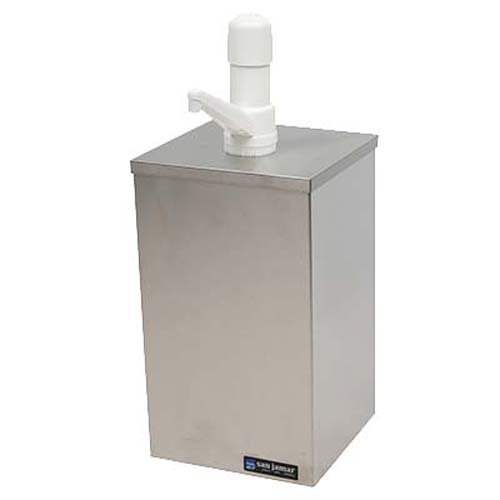San Jamar Pump Box With Ice Liner With P7500 For 1-Gal Jar