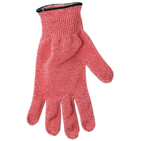 San Jamar Cut Resistant Glove With Dyneema, Large, Red