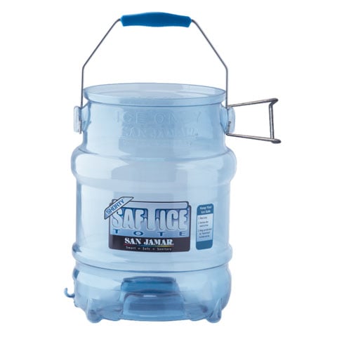 San Jamar Saf-T-Ice Shorty Tote 5Gal