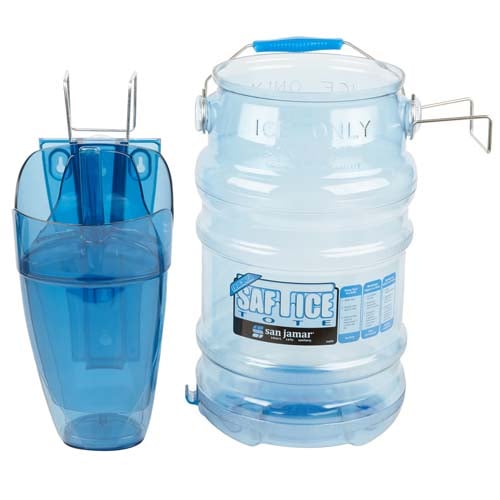 San Jamar Saf-T-Ice Tote 6 Gal & Saf-T Scoop 64-86Oz & Guardian System