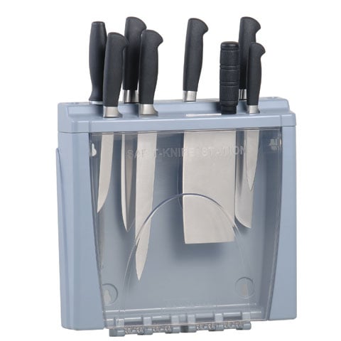 San Jamar Pc 8 Slots Knife Rack L38xW10.8xH38cm