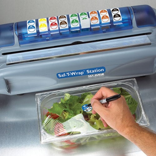 San Jamar Saf-T-Wrap Station, Film, Foil & Date Label Dispenser