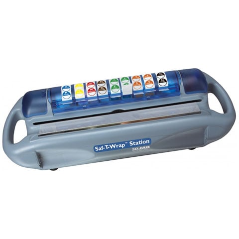 San Jamar Saf-T-Wrap Station, Film, Foil & Date Label Dispenser