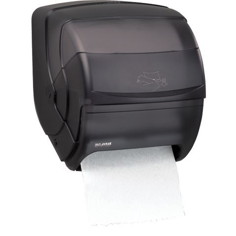 San Jamar Integra Level Roll Towel Dispenser H13.5xW11.5xD11.25", Black