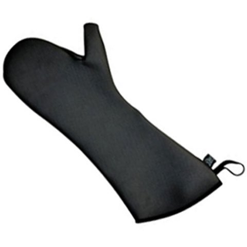 San Jamar Ultigrip Conventional Oven Mitt 13" (Protects From -78 To 260C), Black