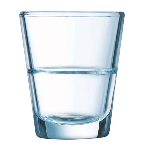 Arcoroc Stack Up Tempered Shot Glass, 45ml-1½oz