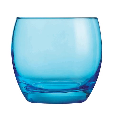 OLD FASHIONED TUMBLER Ø8.9xH8.3cm, 320ml-10¾oz, SALTO BLUE, ARCOROC