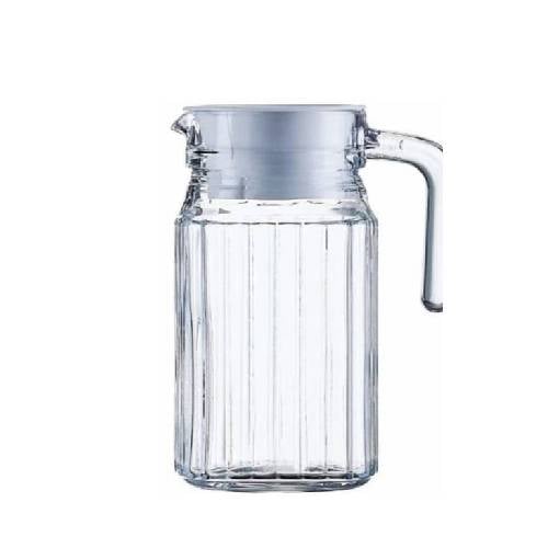 Luminarc Quadro Glass Jug With Lid, 500ml-16¾oz