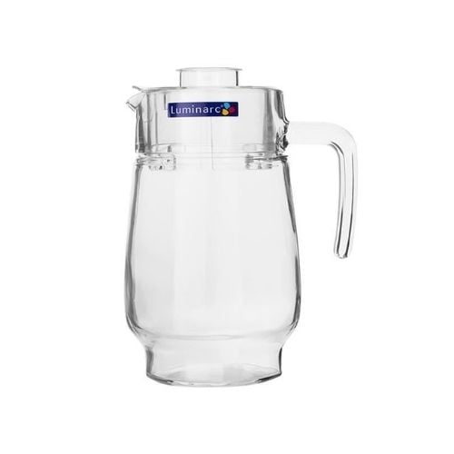 Luminarc Tivoli Glass Jug With Lid, 1.6L-54oz