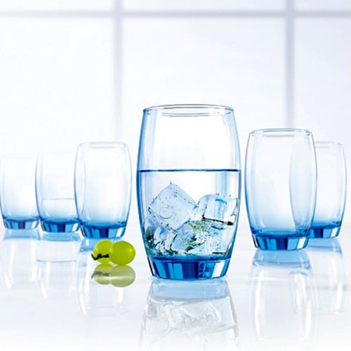 Luminarc Salto Hi Ball Tumbler, 350ml-11¾oz, Ice Blue