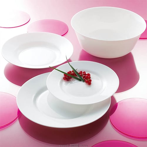 DINNER PLATE Ø26.5cm, EVERYDAY OPAL GLASS, LUMINARC