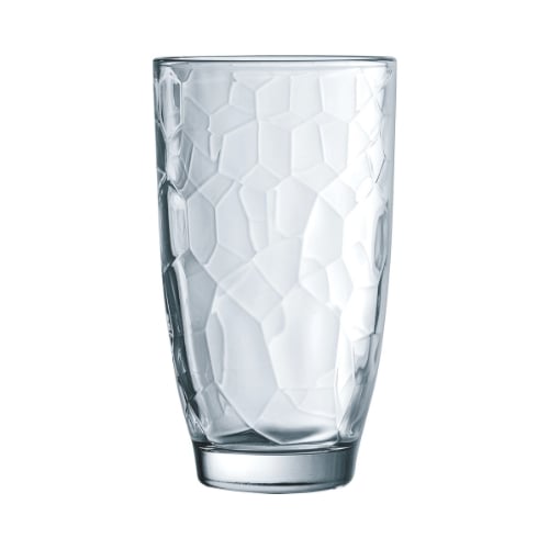 Arcoroc Rock T Coral Glass Tumbler Ø7.75xH13.6cm, 390ml