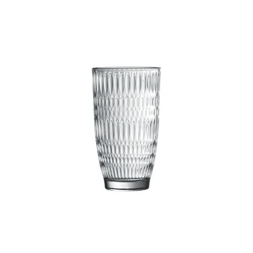 Arcoroc Rock Tempered Glass Tumbler Ø7.75xH13.6cm, 390ml-13Oz, Cooler Dew