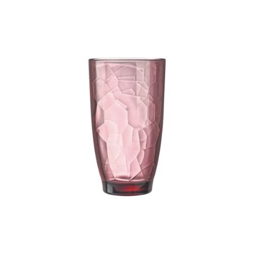 Luminarc Glass Tumbler Ø7.75xH13.6cm, 390ml, Ricky Coral Ice Pink T