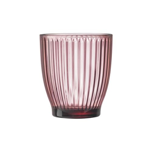 Luminarc Glass Tumbler Ø8.55xH9.65cm, 340ml, Ricky Line Ice Pink T