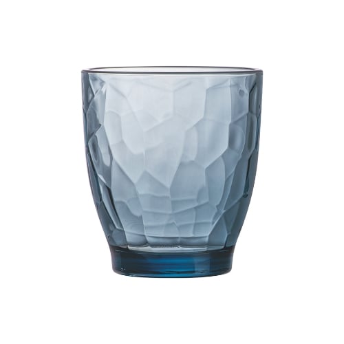 Arcoroc Rock Coral Mazarine T Glass Tumbler Ø8.55xH9.65cm, 340ml