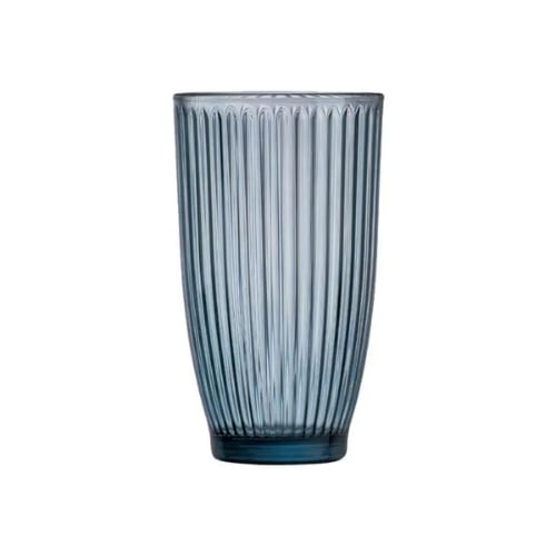 Arcoroc Rock Line Mazarine T Glass Tumbler Ø7.75xH13.6cm, 390ml