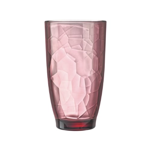 Arcoroc Rock Coral Ice Pink T Glass Tumbler Ø7.75xH13.6cm, 390ml
