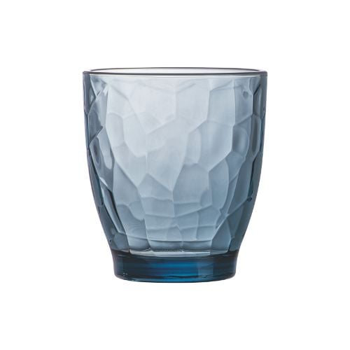 Arcoroc Rock Tempered Glass Old Fashioned Tumbler Ø8.2xH7.4cm, 207ml-7Oz, Coral Mazarine