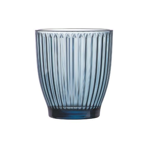 Arcoroc Rock Tempered Glass Old Fashioned Tumbler Ø8.2xH7.4cm, 207ml-7Oz, Line Mazarine