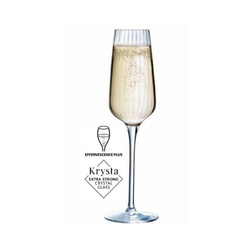 Chef & Sommelier Symetrie Krysta Flute Stemglass Ø6.5xH24cm, 210ml-7¼oz