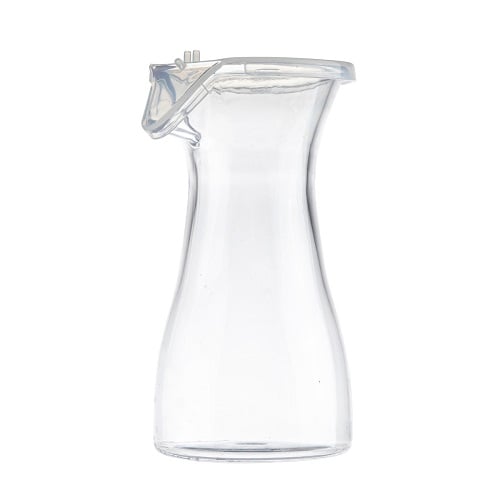 Tablecraft Plastic Carafe With Polypropylene Lid, 11oz, Clear