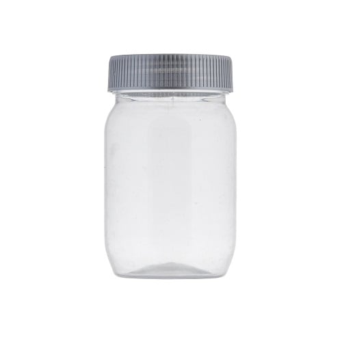 Tablecraft Plastic Mason Jar With Lid Ø2.5xH4.25", 8oz