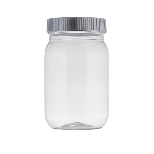 Tablecraft Plastic Mason Jar With Lid Ø3xH5.25", 16oz