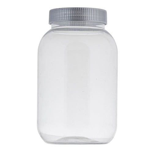 Tablecraft Plastic Mason Jar With Lid Ø4xH6.5", 32oz